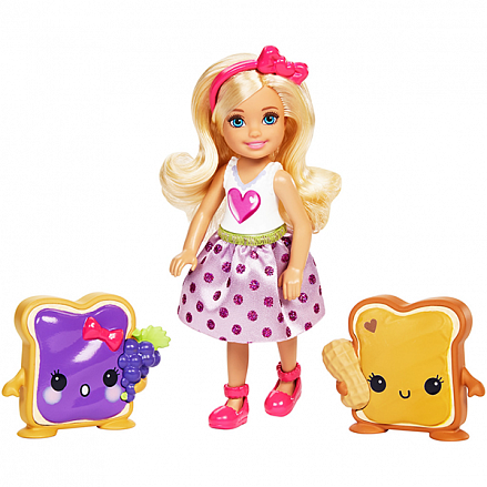Игрушка из серии Barbie Dreamtopia – Челси и вкусняшки 